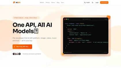 HiAPI website image