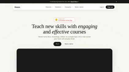 Honen website image