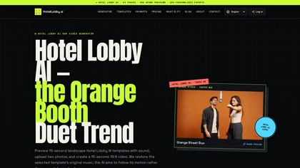 Hotellobby AI website image