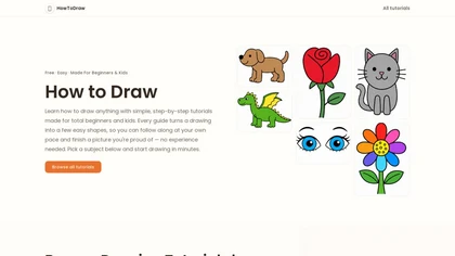 Howtodraw.ai website image