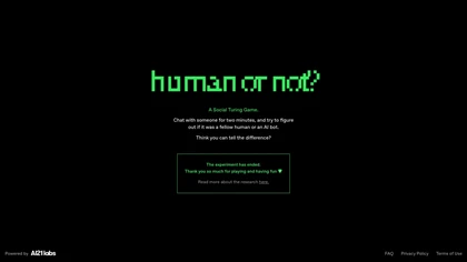 Human or Not image