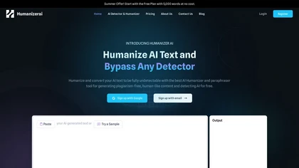HumanizerAI website image