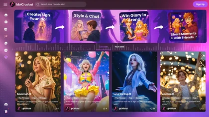 IdolCrush website image