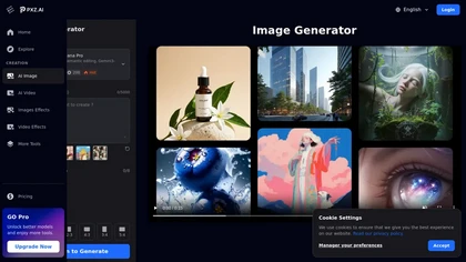 Image Generator - PXZ.AI website image