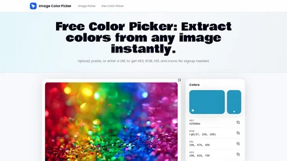 Image Color Picker website image