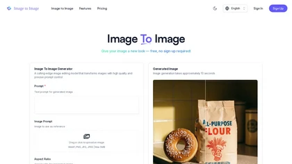 ImagetoImage.tech website image