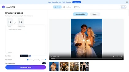 ImageToVid website image