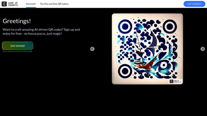 ImagineQR - gameofprompts.ai website image