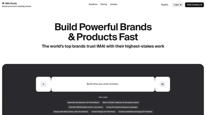 IMAI Studio website image