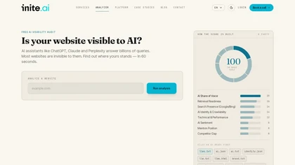 INITE.ai website image