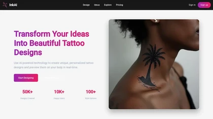 Ink AI website image