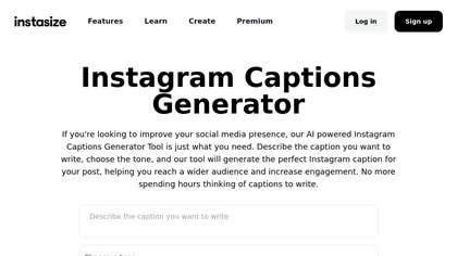 Instagram Caption Generator image
