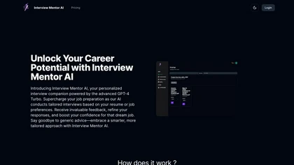 Interview mentor AI image