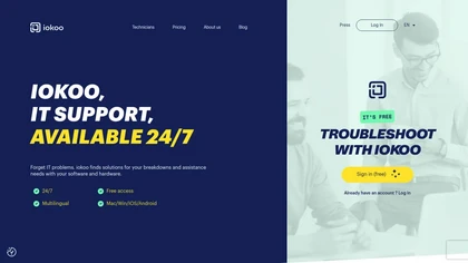 Iokoo website image