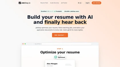 JobStep.io website image