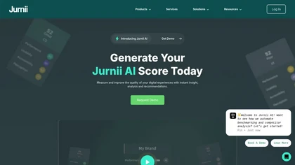Jurnii AI website image