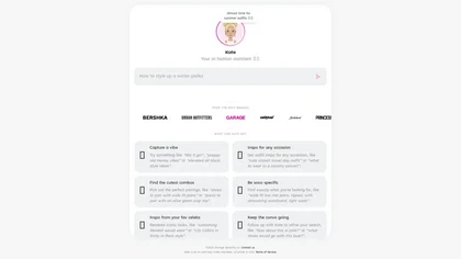 Kate website image