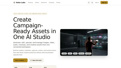 Keter Labs website image