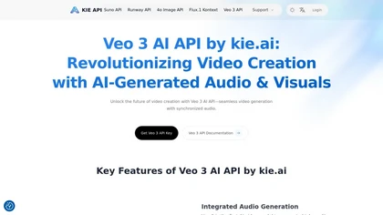 Kie.ai Veo3 API thumbnail