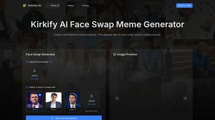 Kirkify website image