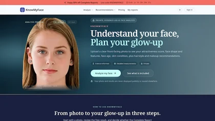 KnowMyFace website image