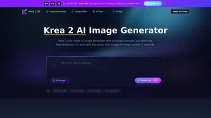 krea2ai.com website image