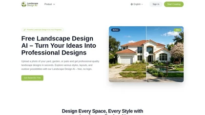 Landscape-design.ai website image