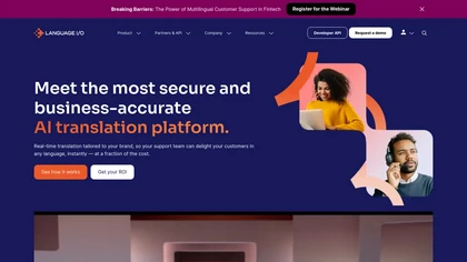 Language I/O website image