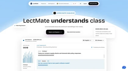 Lectmate website image