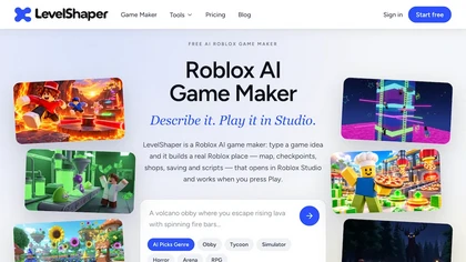 Levelshaper website image