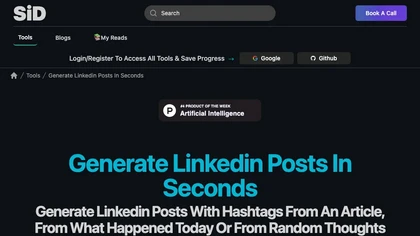 Linkedin Posts Generator image