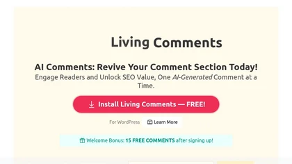 Living Comments - Wordpress image