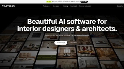 Lovspark AI website image