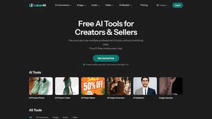 LubanAI website image