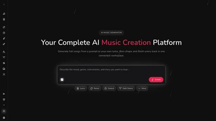 LumiMusic website image
