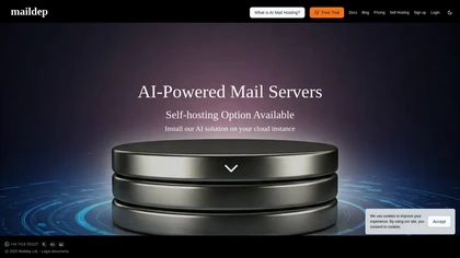 Maildep website image