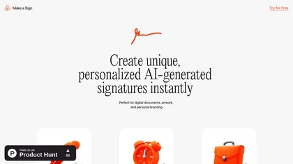Make a Sign website image