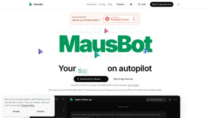 MausBot website image