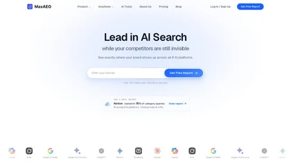 MaxAEO website image