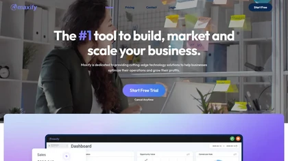 Maxify website image