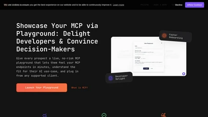 MCP Showcase website image