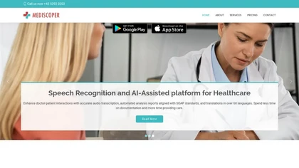 MediScoper website image