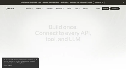 merge.dev website image