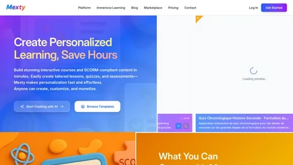Mexty website image