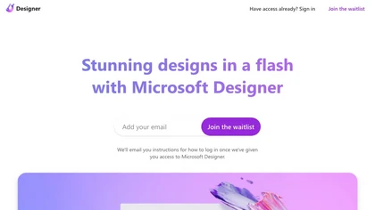 Microsoft Designer image