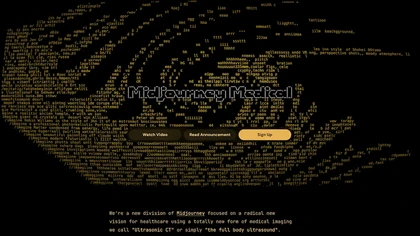 Midjourney Scanner website image