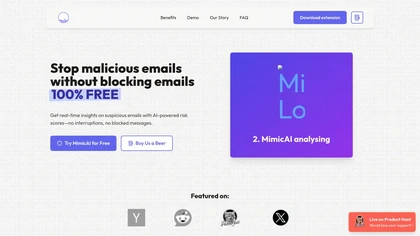 MimicAI website image