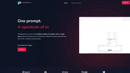 MindpoolAI website image