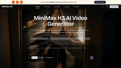Minimaxh3.ai website image