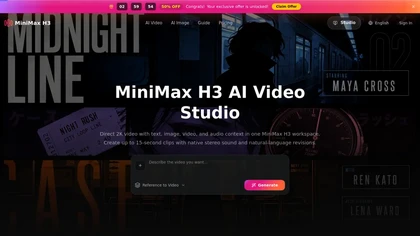 Minimaxh3.studio website image